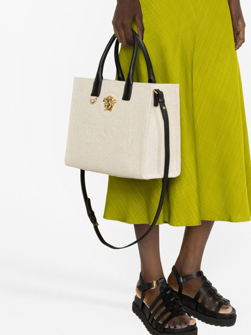 Versace La Medusa canvas tote bag