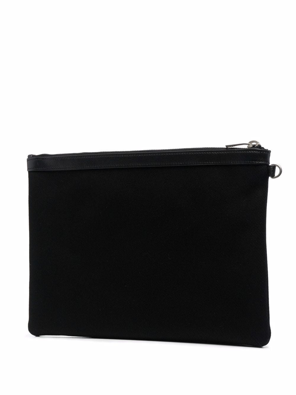 Saint Laurent Rive Gauche logo-print clutch