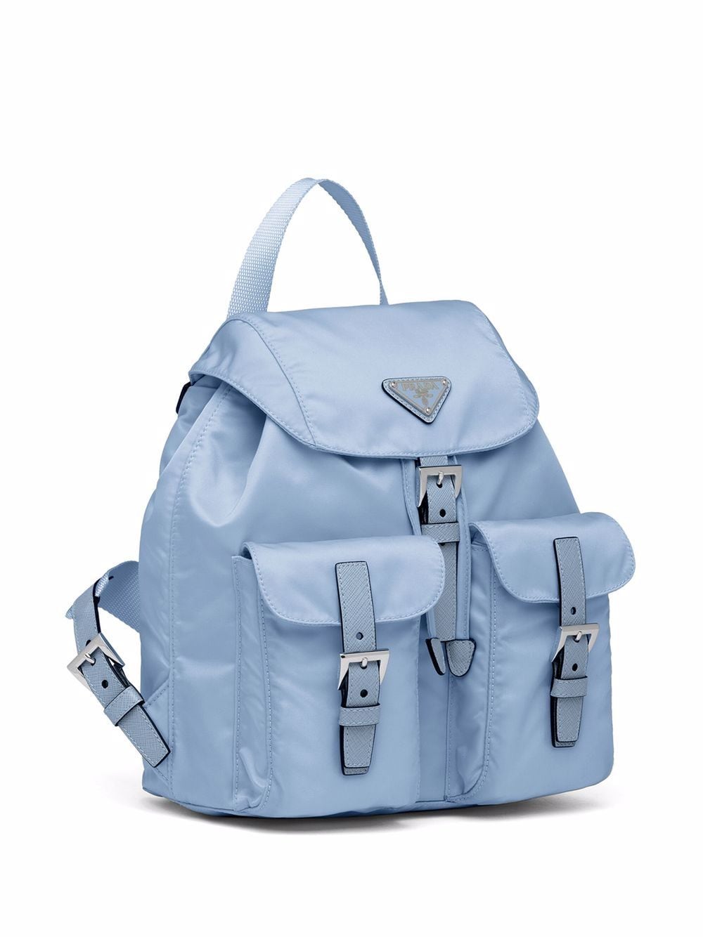 Pra*a small logo-plaque backpack