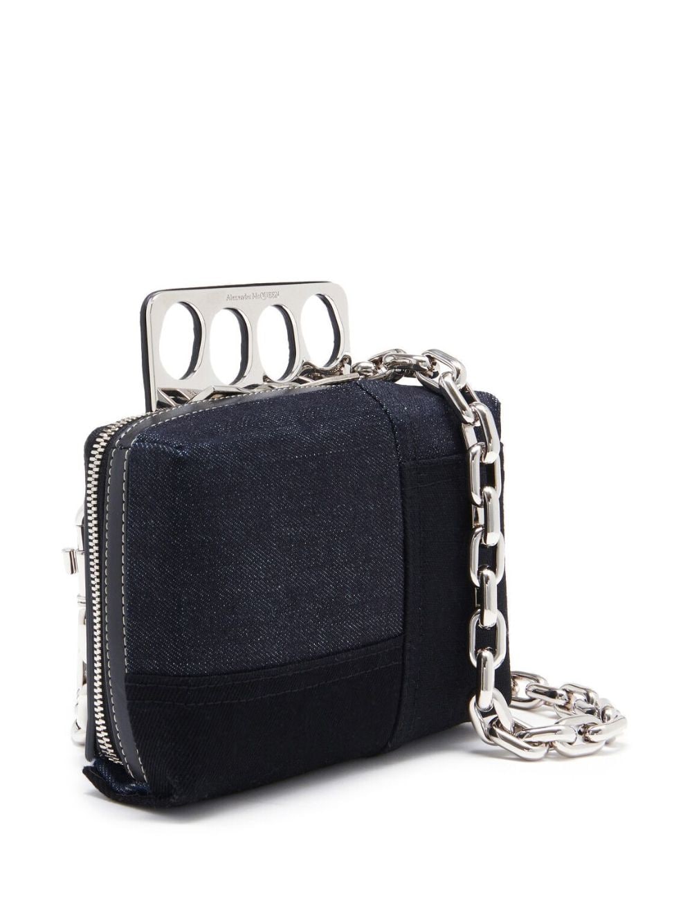 Alexander McQueen mini The Grip messenger bag