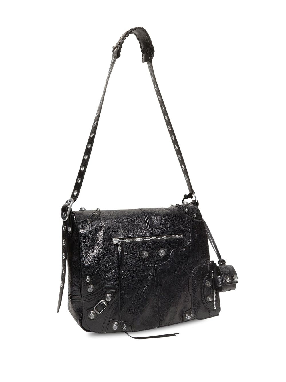 Ba*len*cia*ga le cagole leather messenger bag