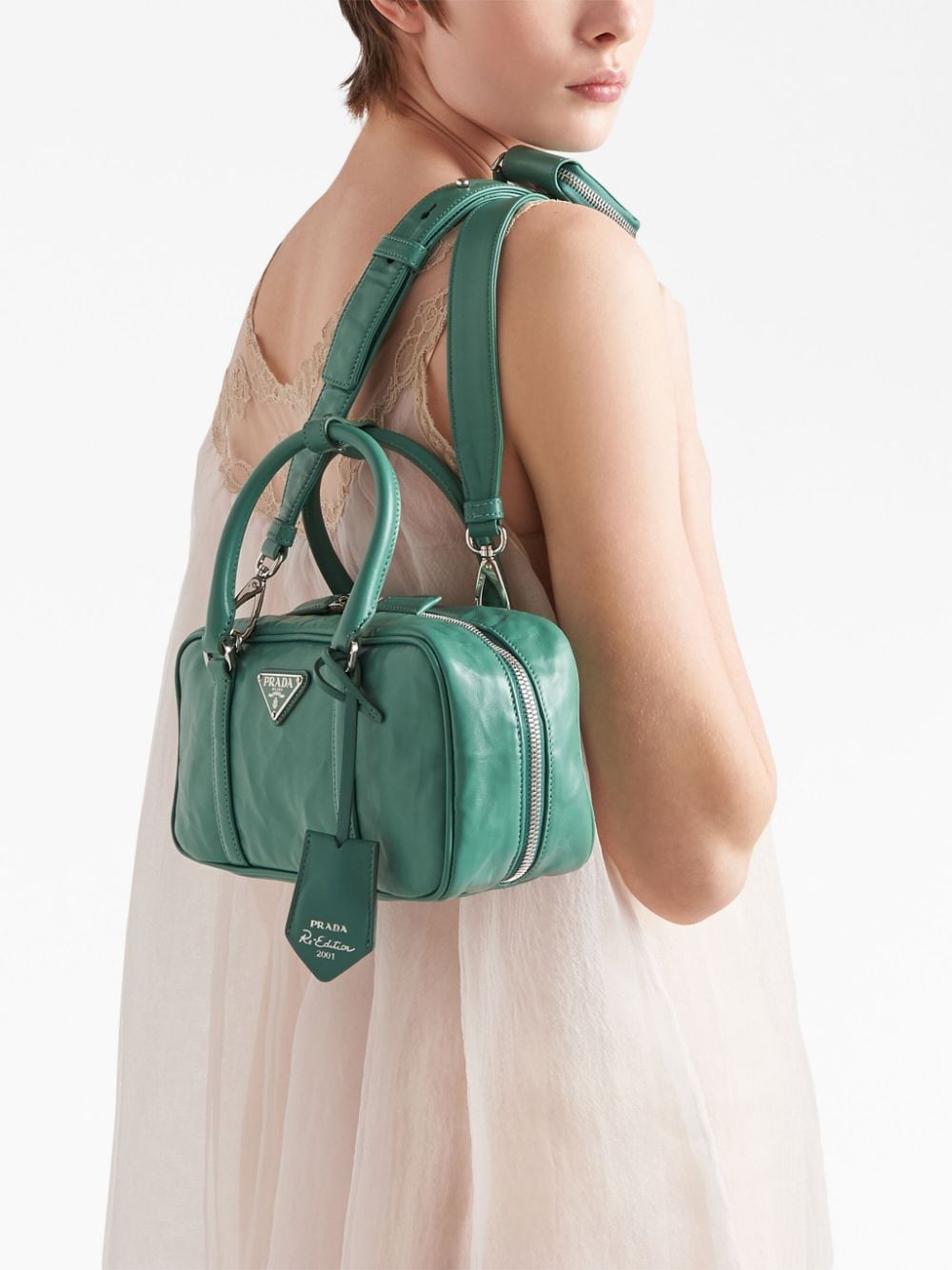 Pra*a small lambskin tote tbag