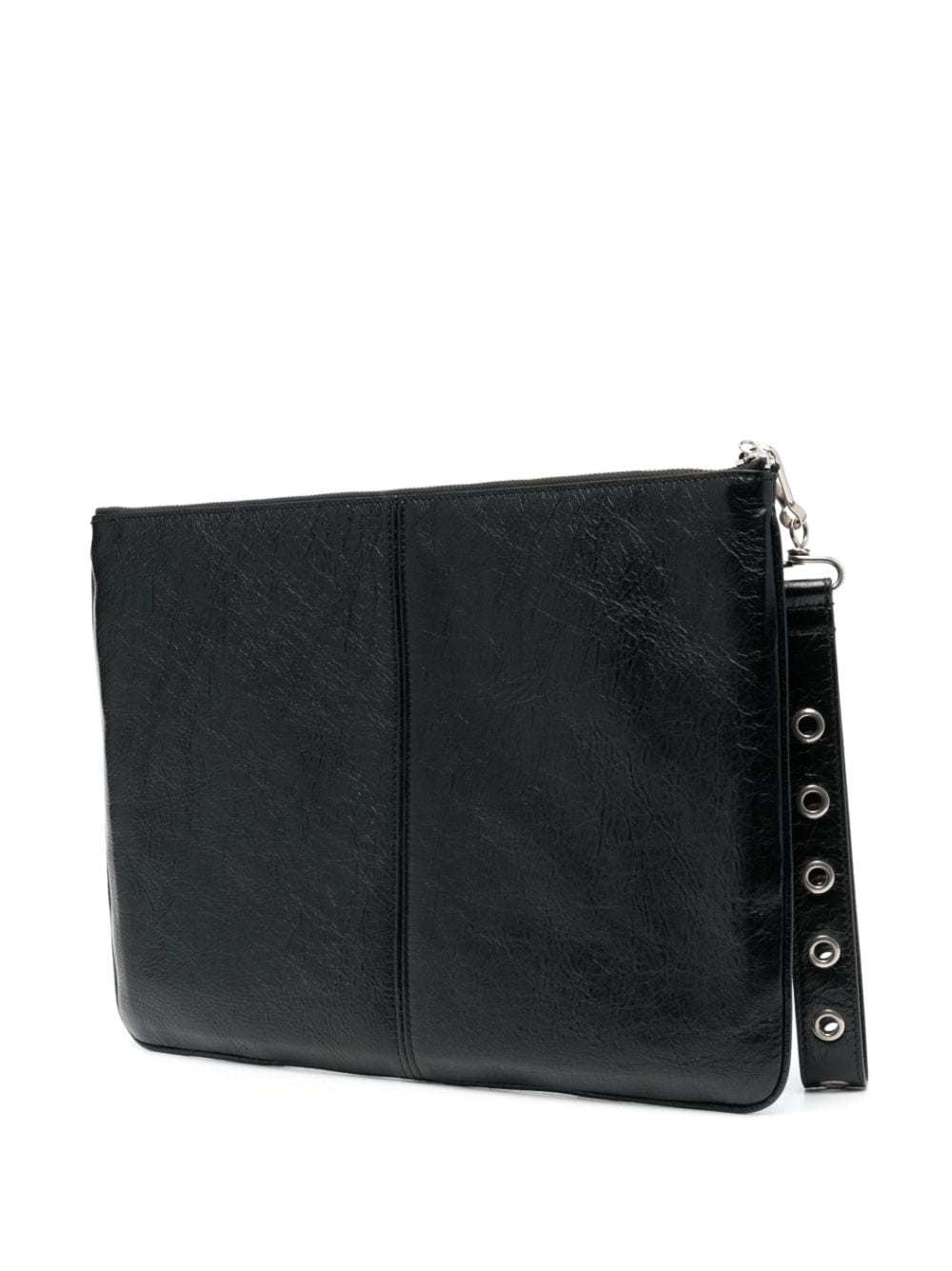 Ba*len*cia*ga le cagole leather clutch bag