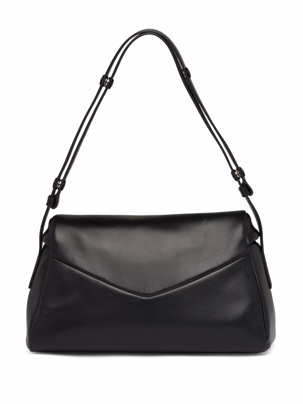Pra*a logo-plaque shoulder bag