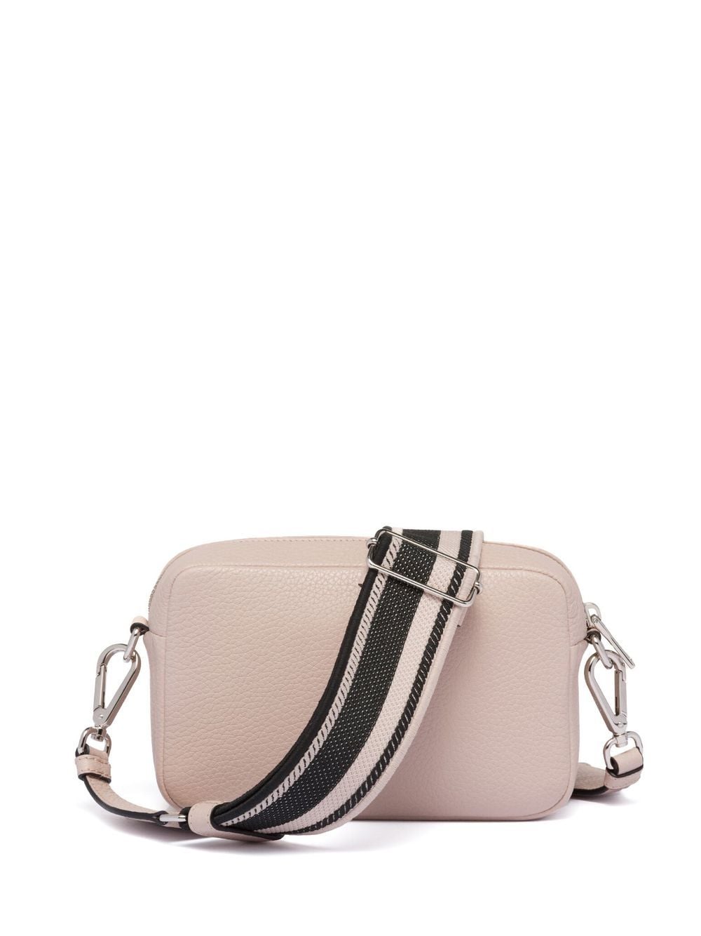 Pra*a logo-plaque leather crossbody bag