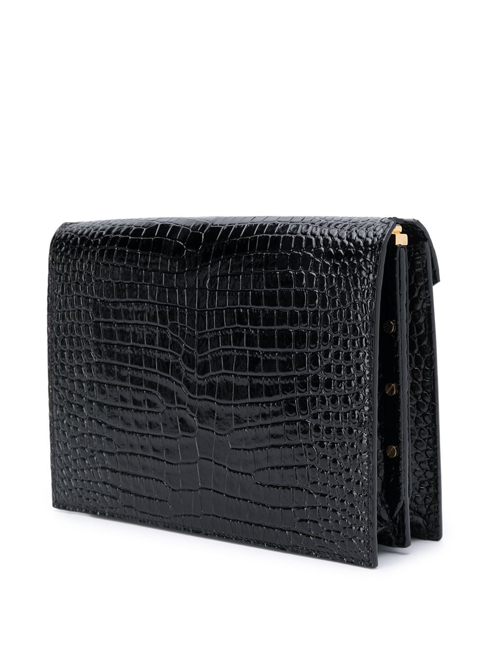 Saint Laurent Cassandra crocodile-embossed bag