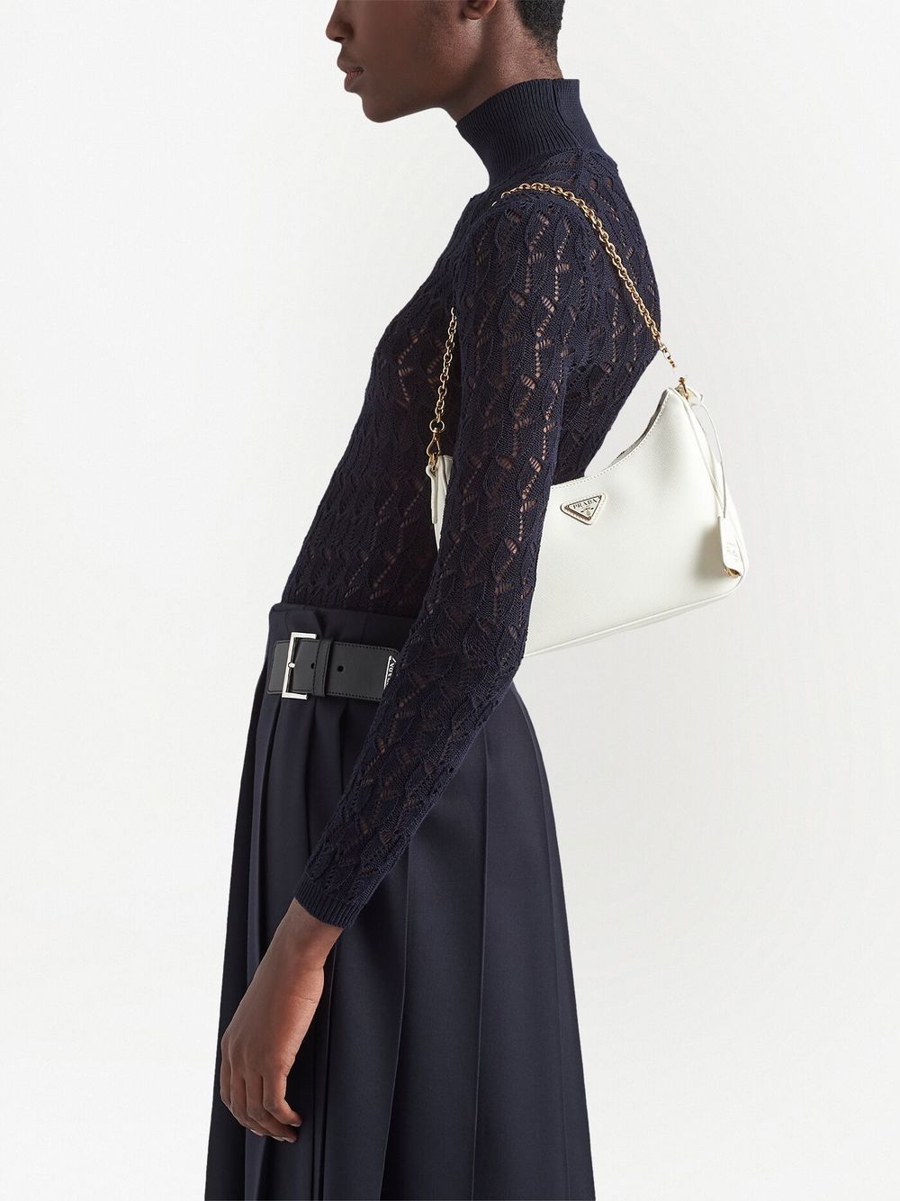 Pra*a re-edition 2005 leather shoulder bag