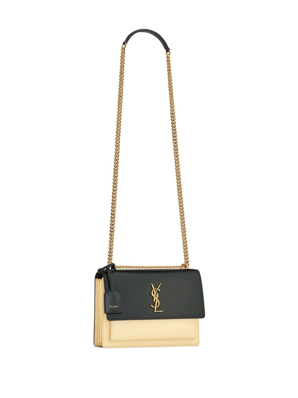 Saint Laurent Sunset two-tone shoulder bag