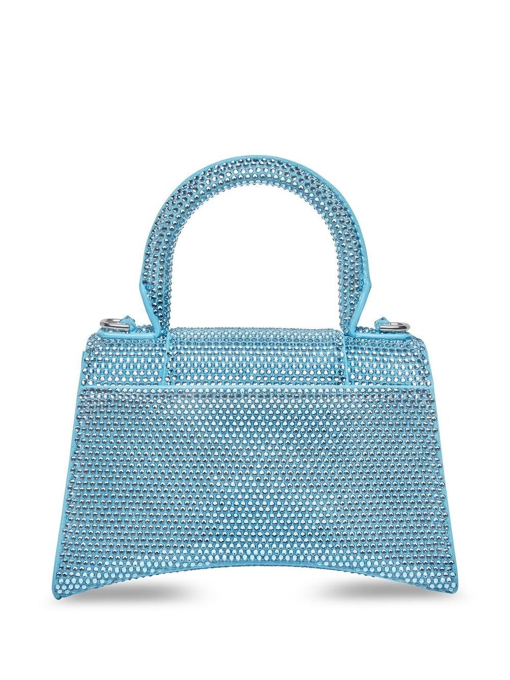 Ba*len*cia*ga hourglass crystal-embellished shoulder bag