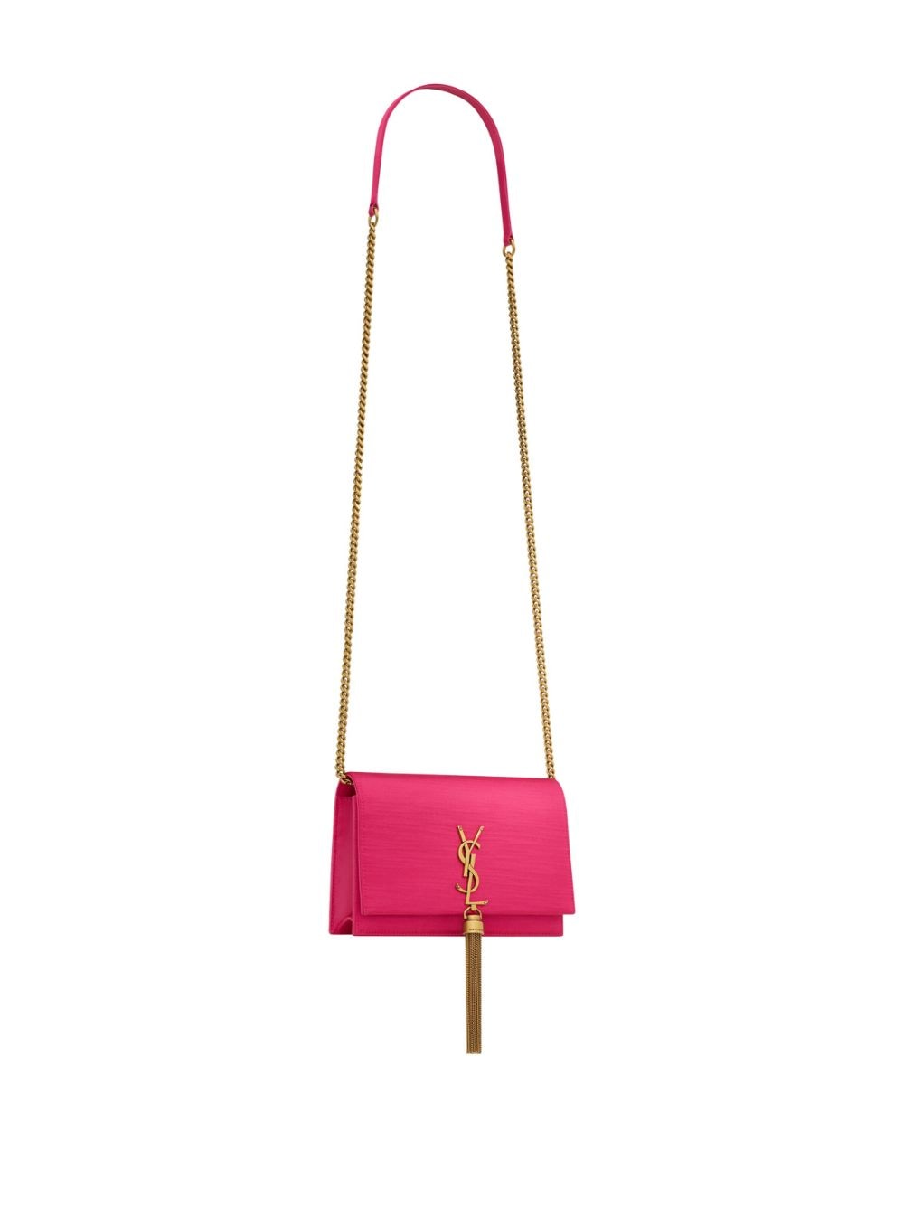 Saint Laurent Kate logo-plaque tassel bag