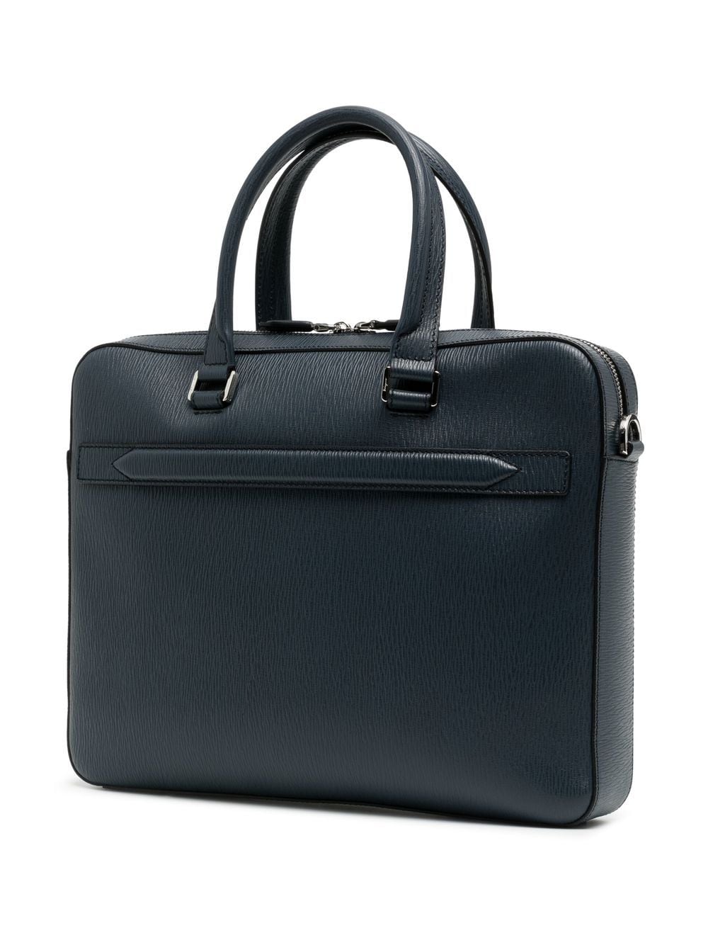 Ferragamo Gancini leather business bag