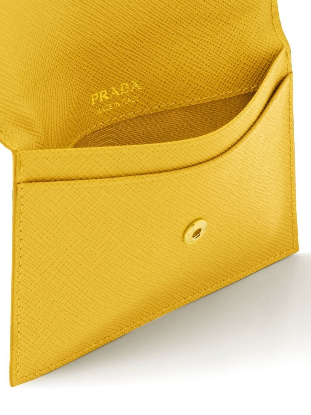 Pra*a saffiano leather clutch bag