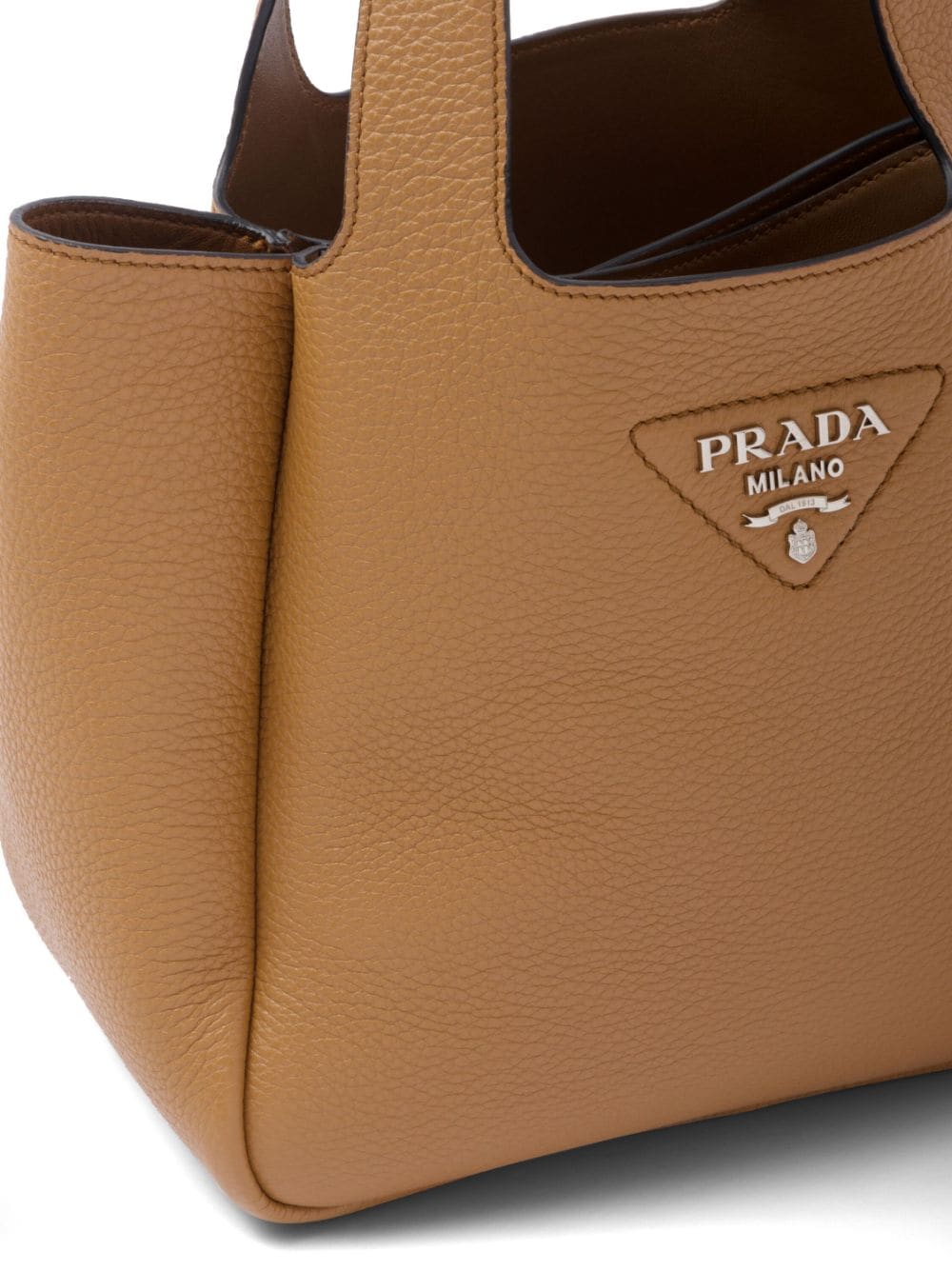 Pra*a logo plaque tote bag