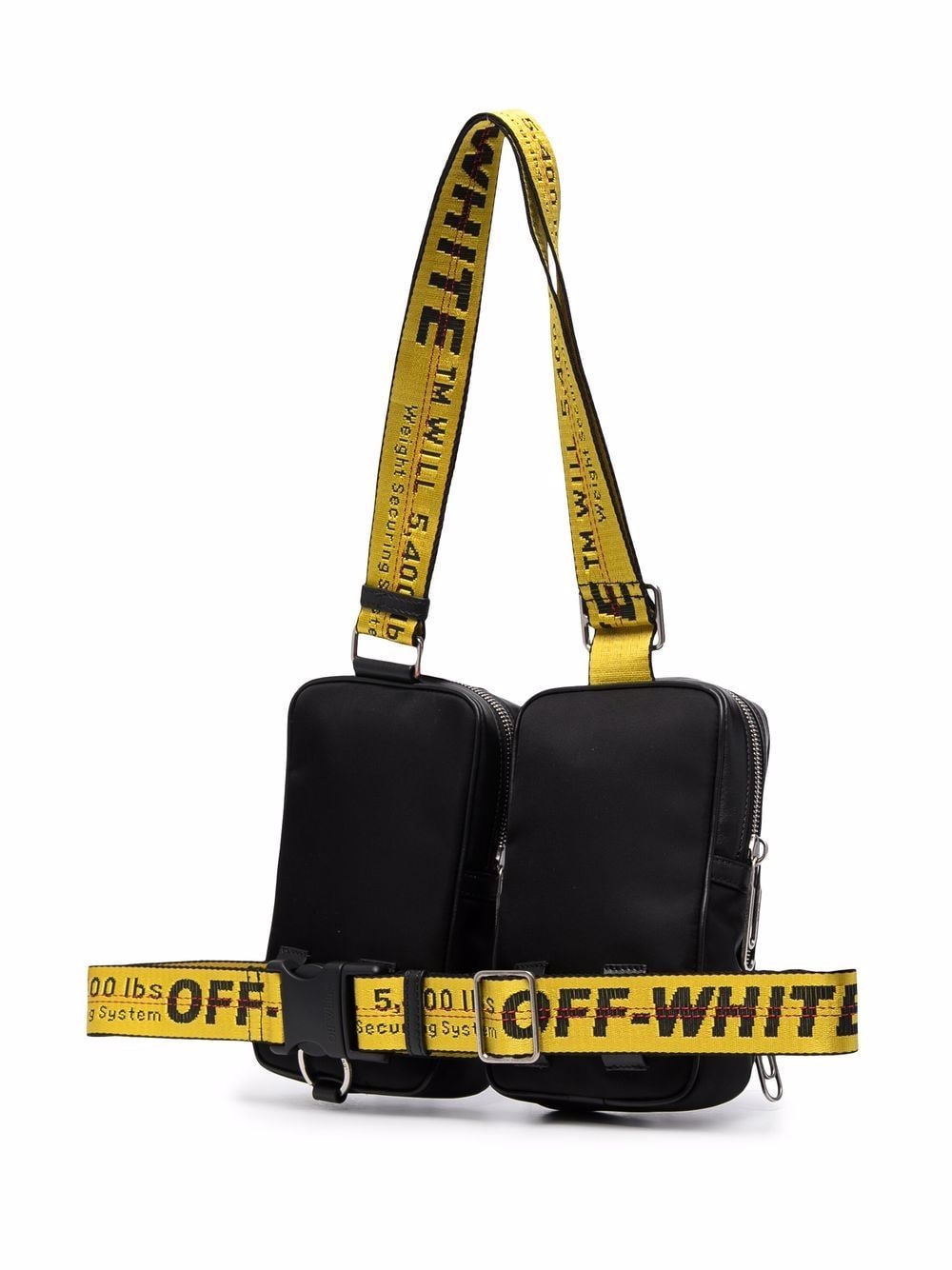 Off-White double pouch shoulder bag