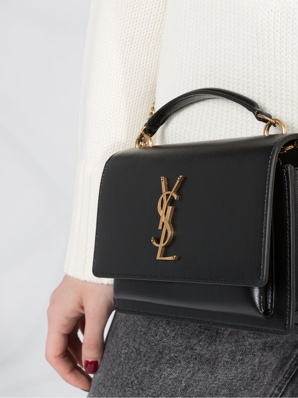 Saint Laurent Cassandra leather cross body bag