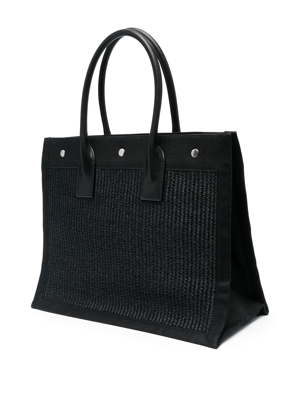 Saint Laurent Rive Gauche woven tote bag