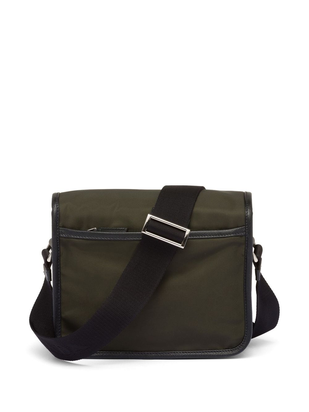 Pra*a re-nylon logo-plaque messenger bag
