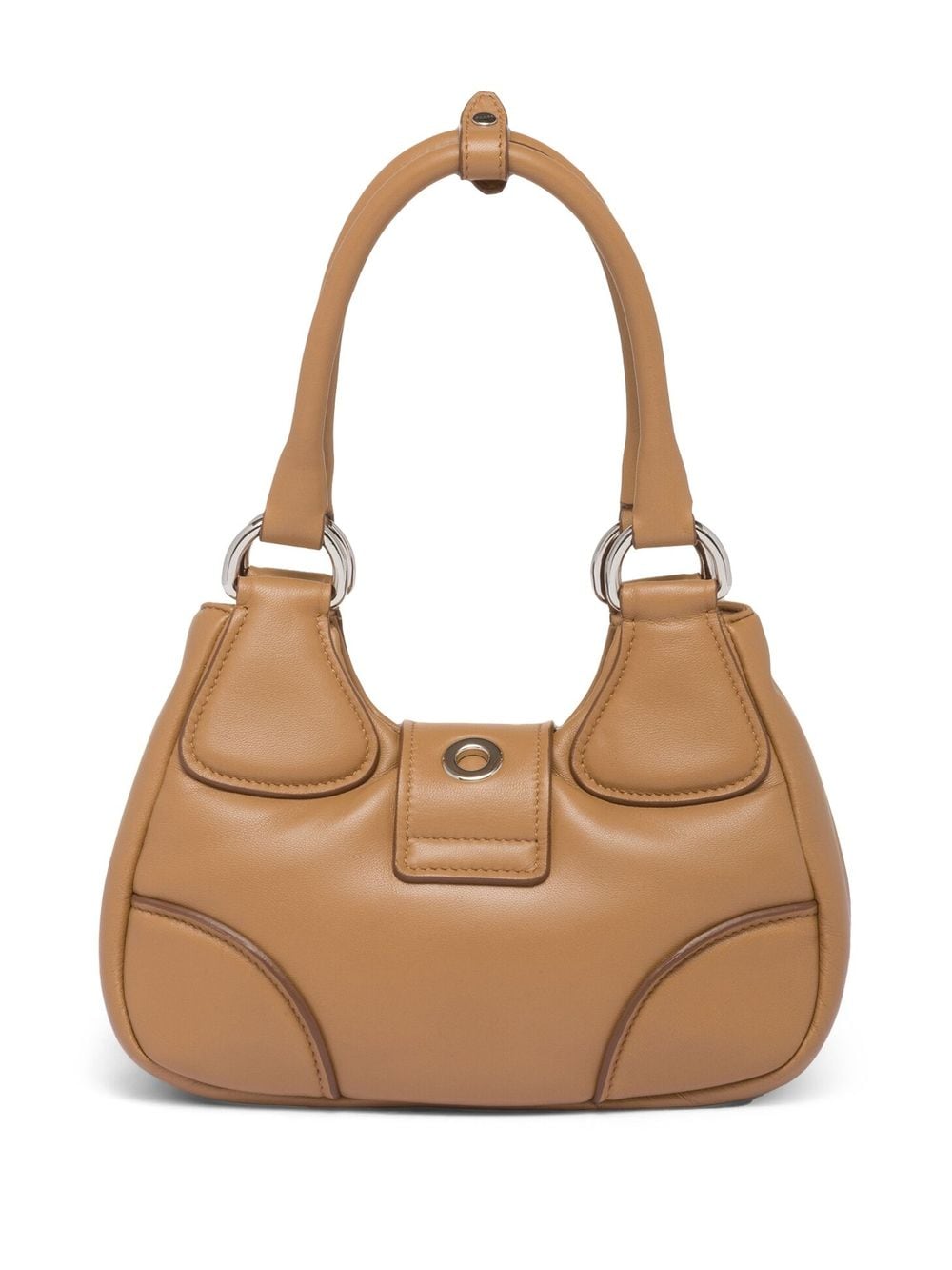 Pra*a moon padded nappa-leather mini bag