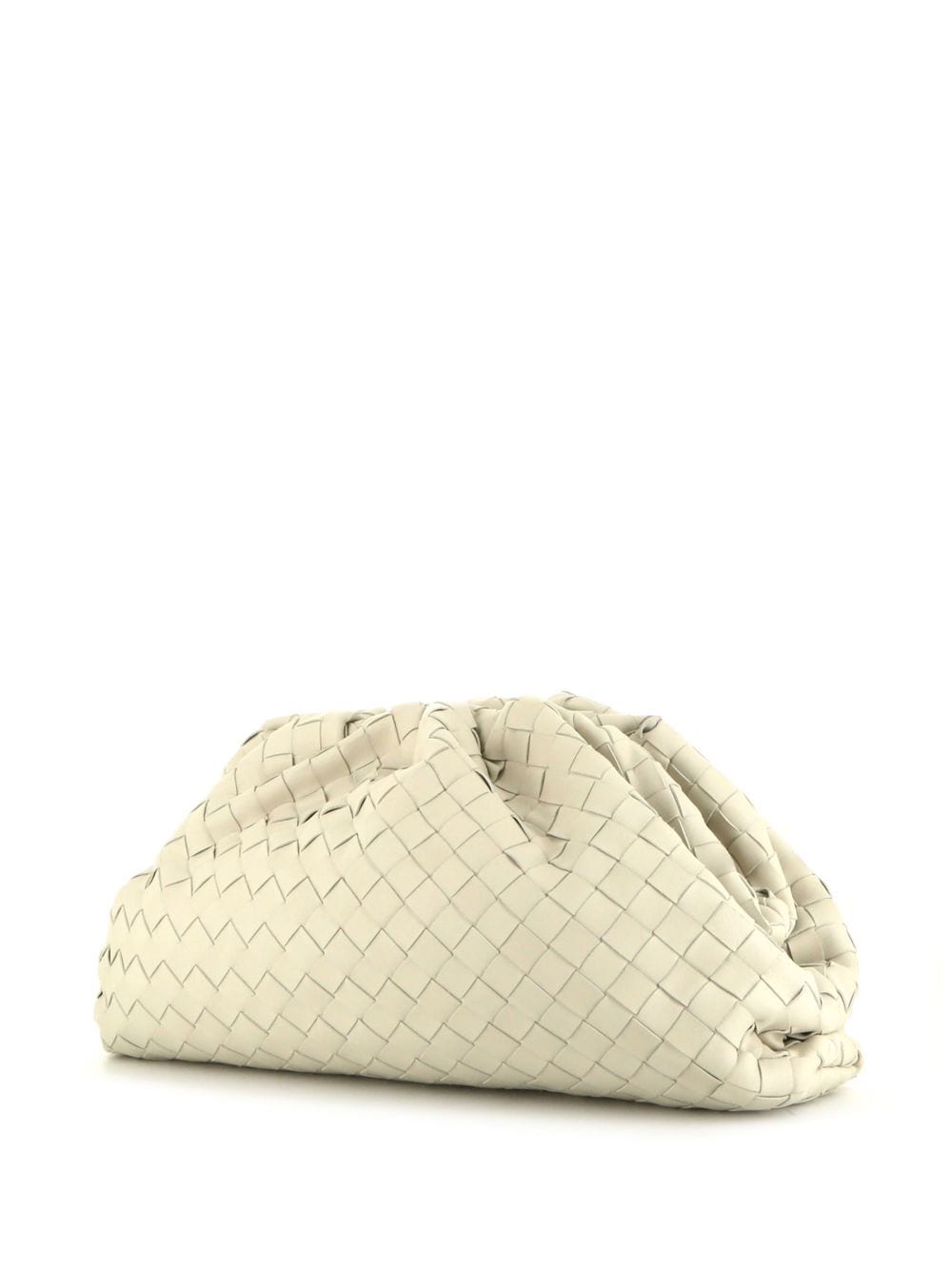 Bo*te*ga ve*ne*ta   intrecciato gathered clutch