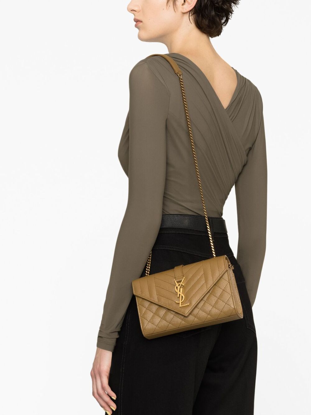 Saint Laurent small Envelope crossbody bag