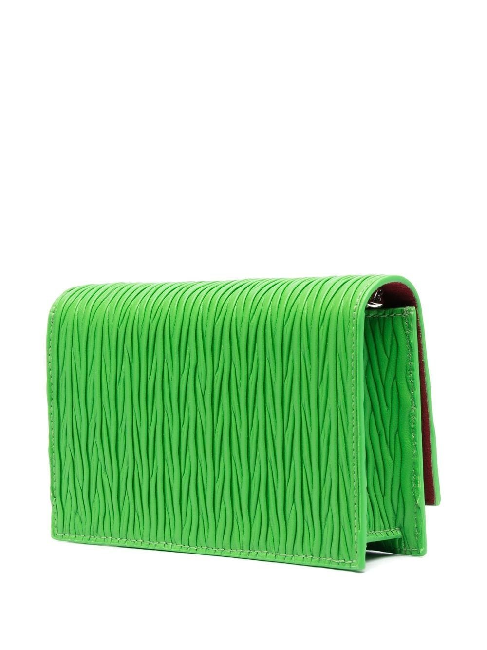 Alexander McQueen skull-stud pleated leather bag