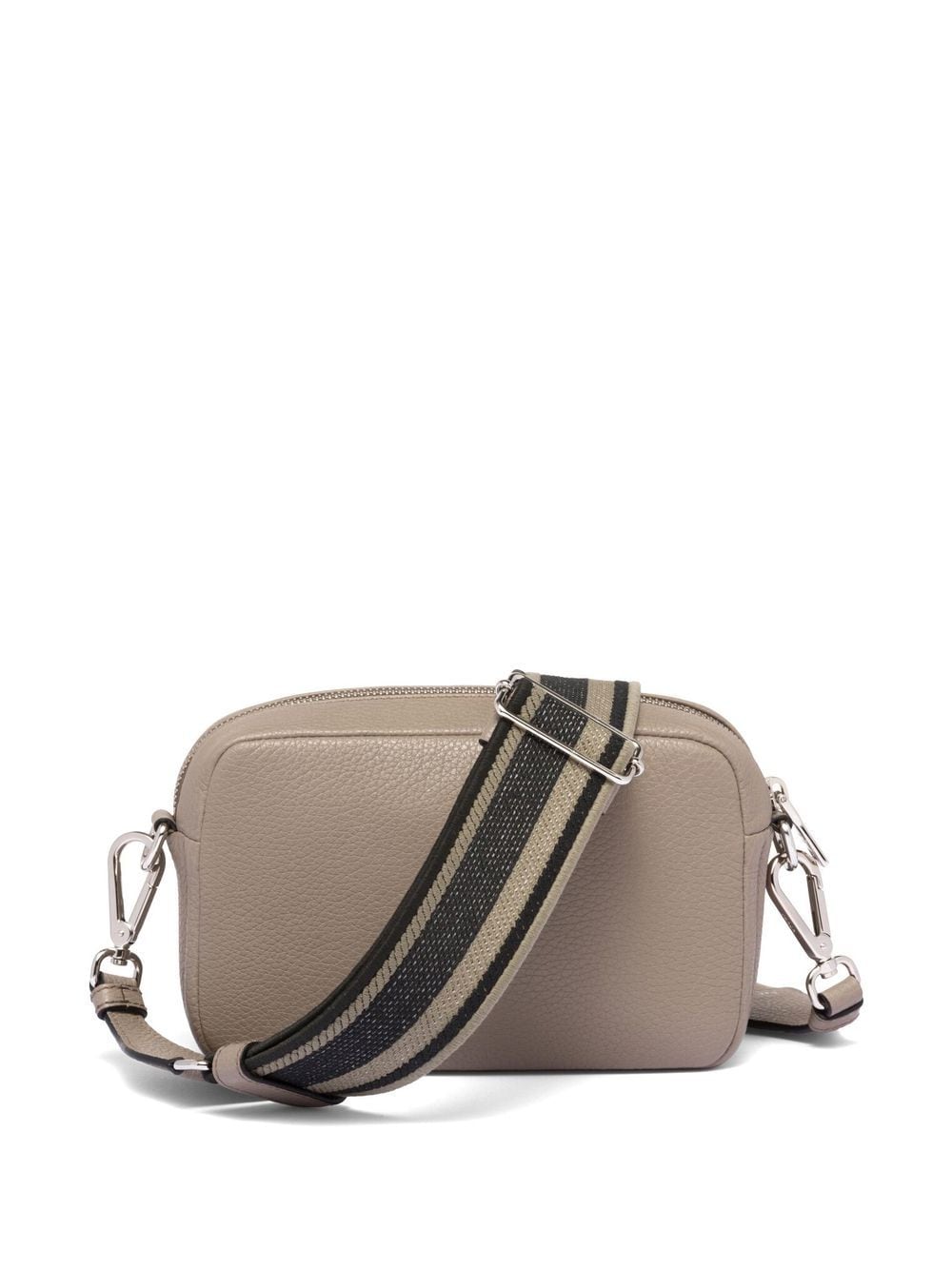 Pra*a logo-plaque small leather bag