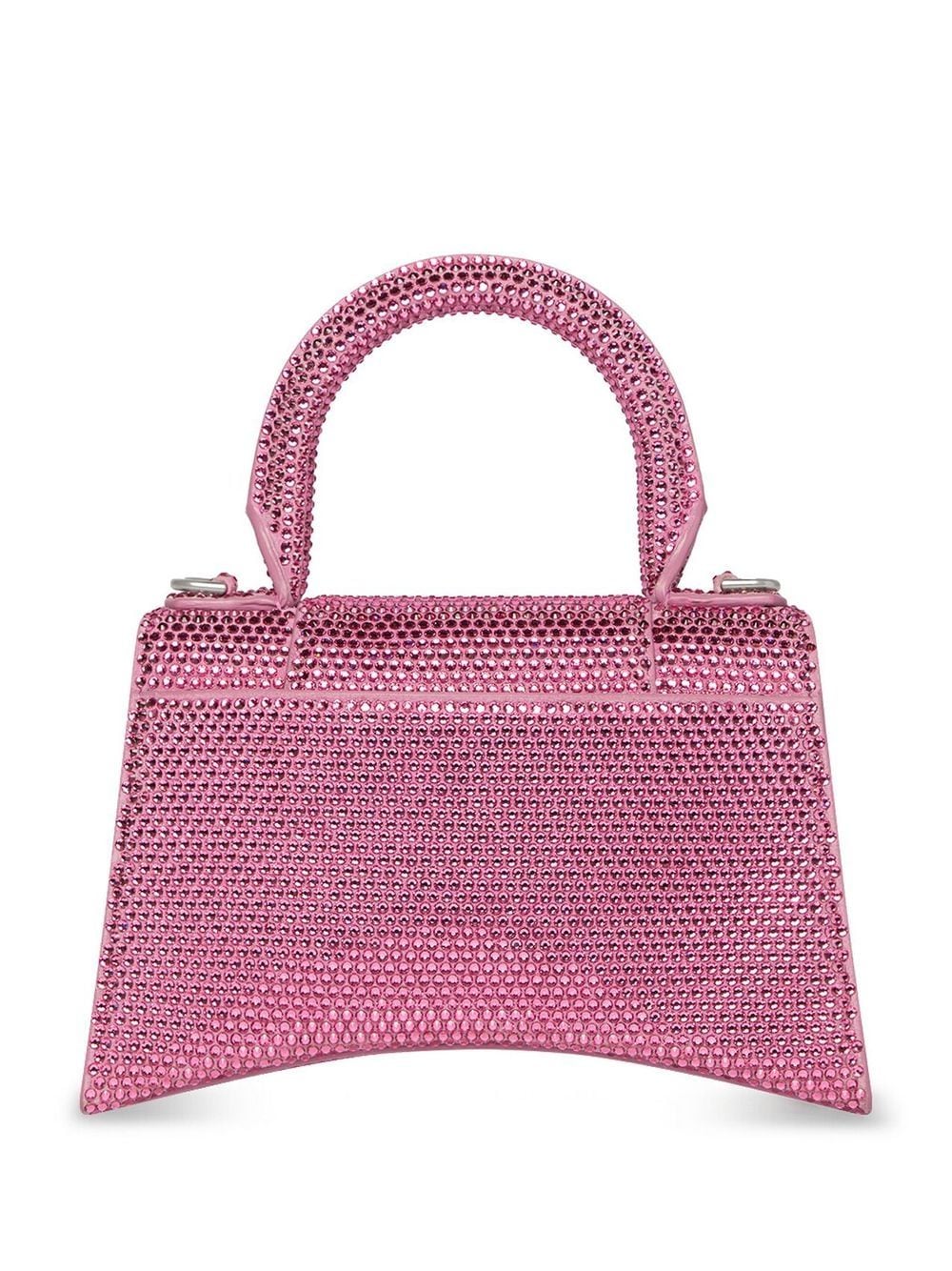 Ba*len*cia*ga xs crystal-embellished hourglass tote bag