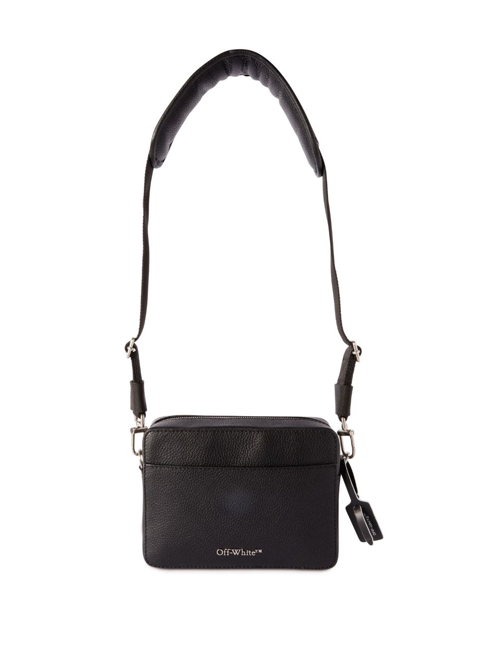 Off-White Diag-stripe leather camera bag