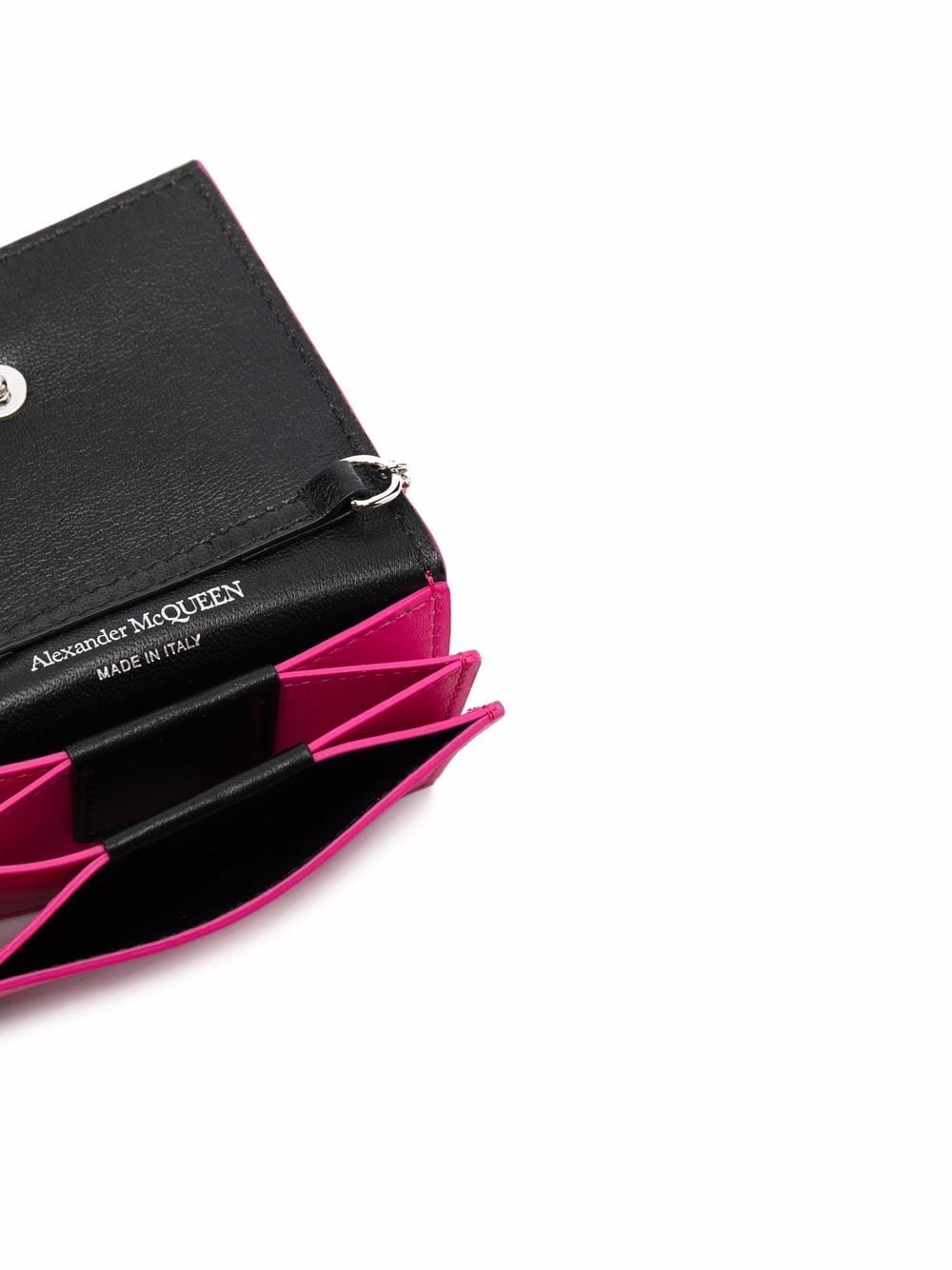 Alexander McQueen logo-graffiti quilted purse bag