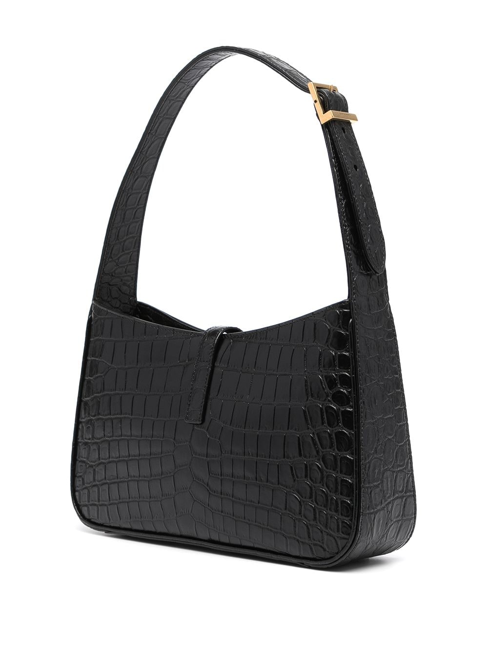 Saint Laurent 5A7 crocodile-effect shoulder bag