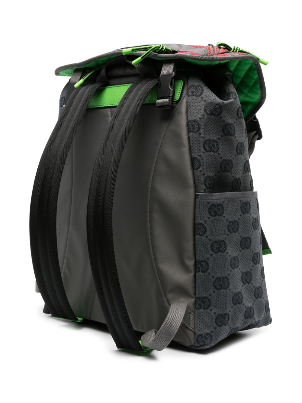 G*u*i gg panelled backpack