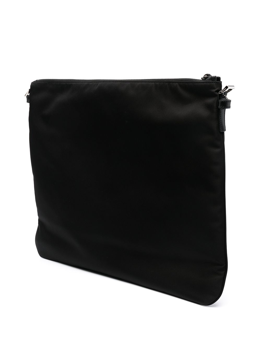 Pra*a logo-plaque shoulder bag