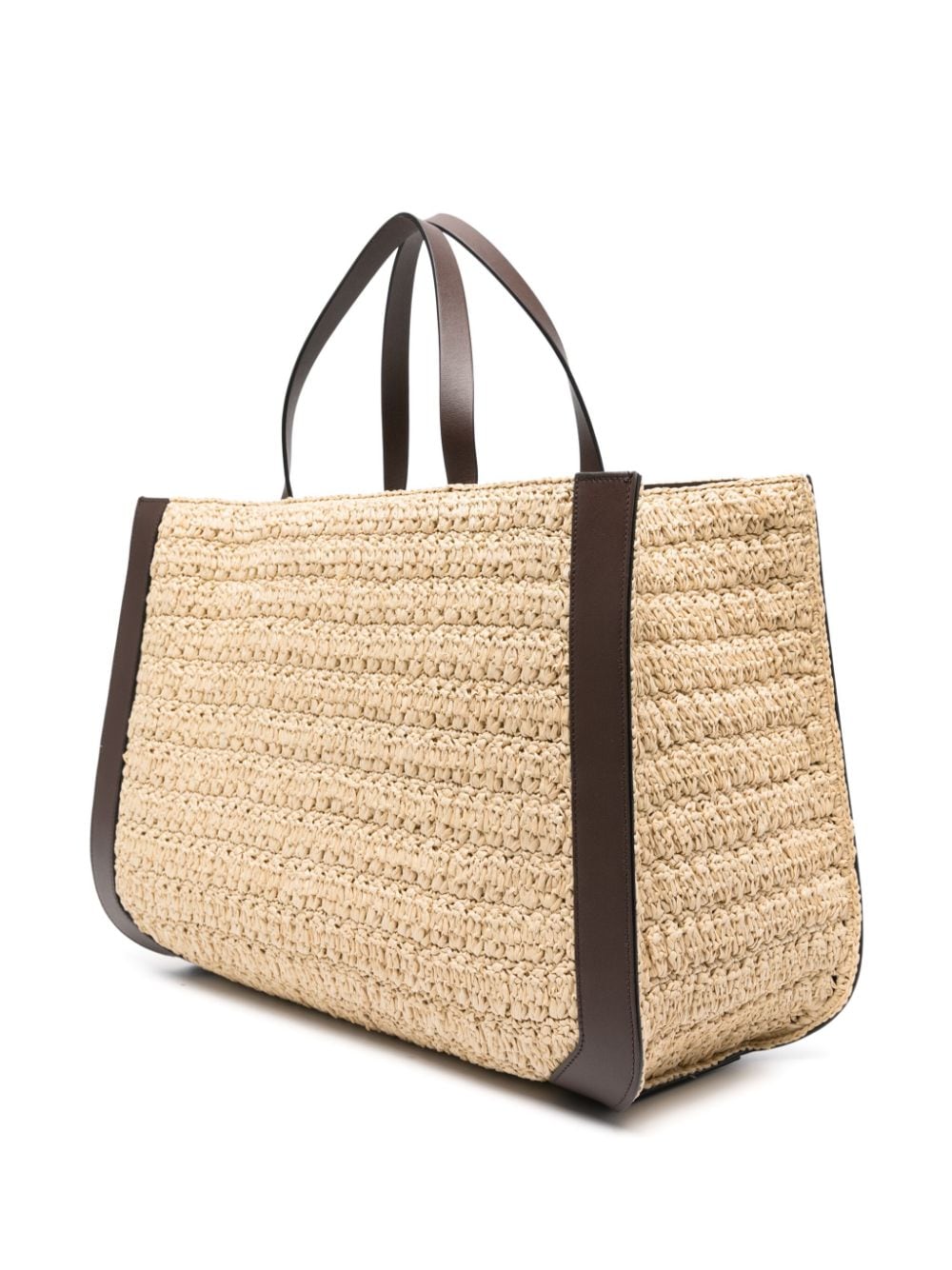 Valentino Garavani VLogo Signature raffia tote bag