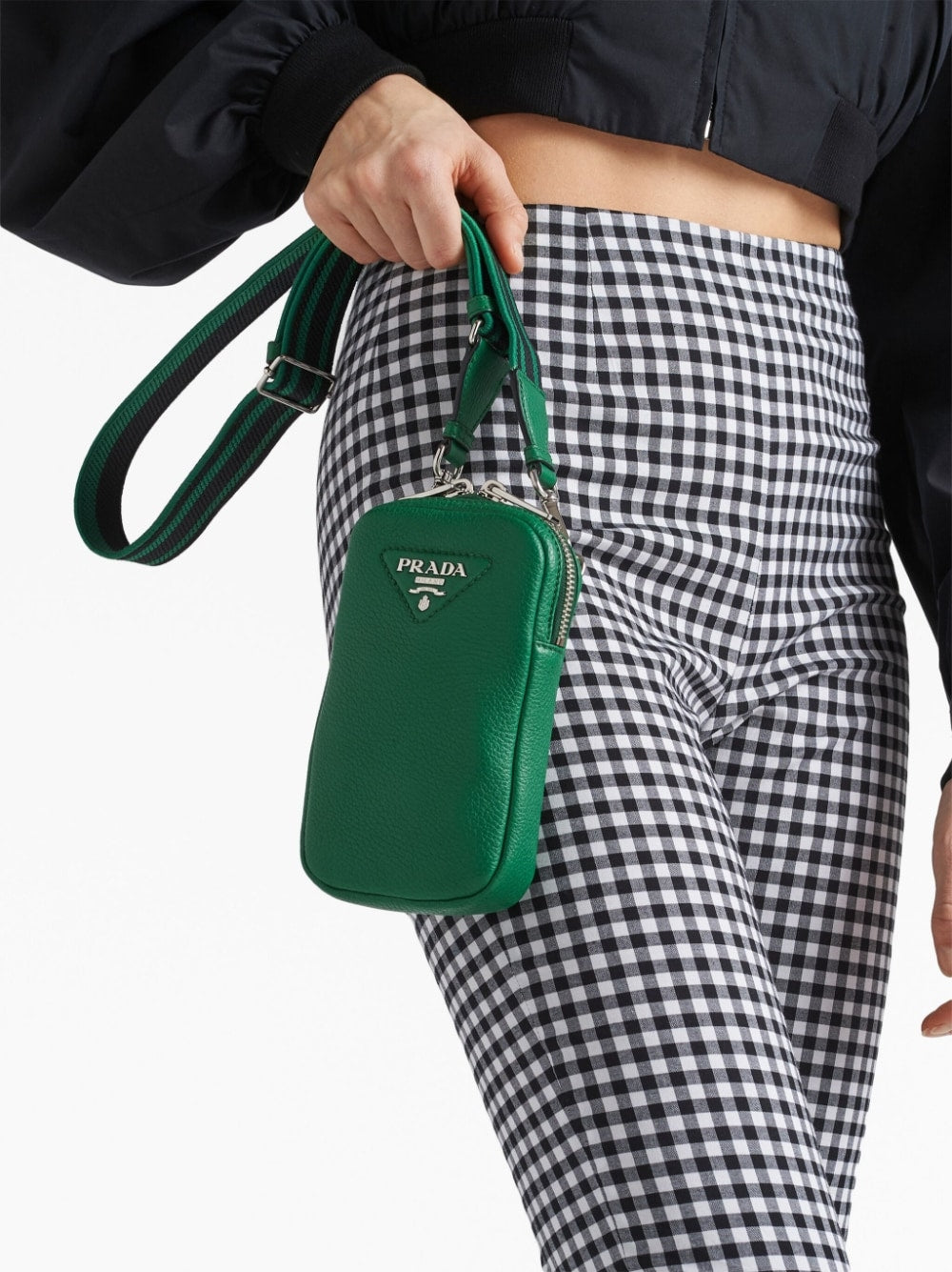 Pra*a leather mini-bag