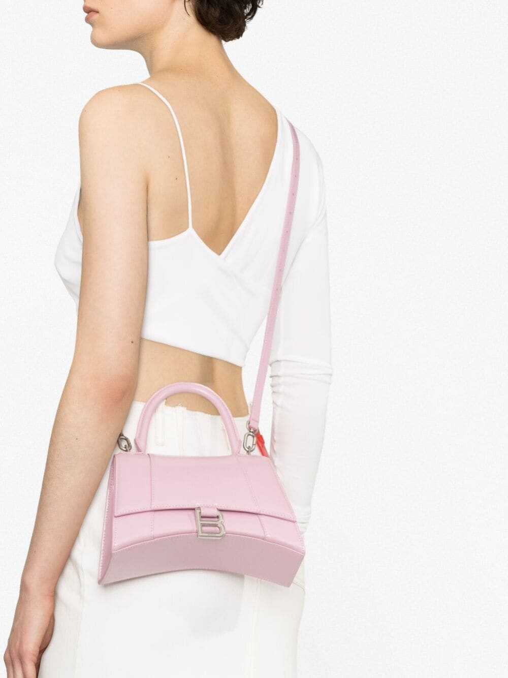 Ba*len*cia*ga small hourglass top-handle bag