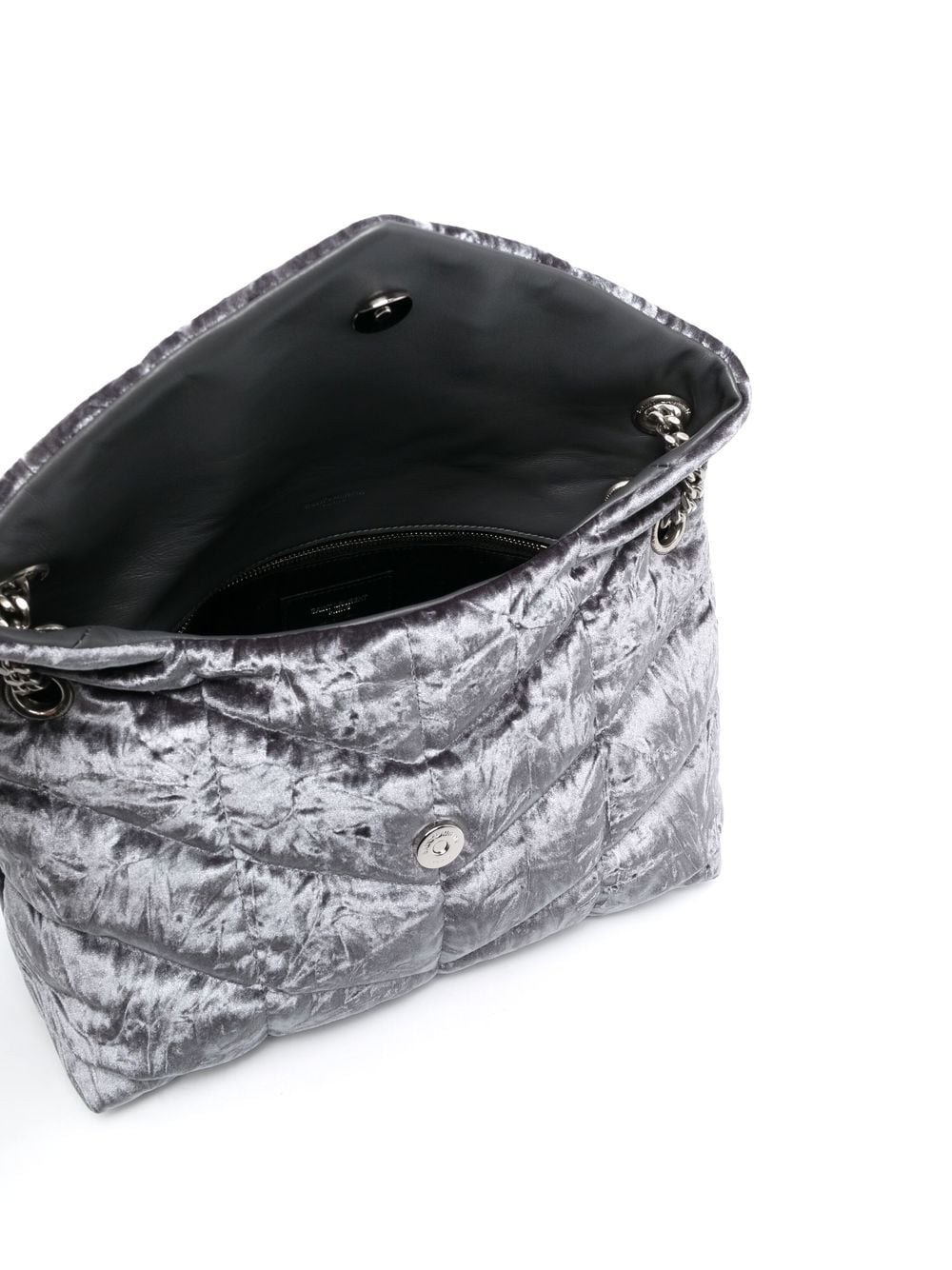 Saint Laurent small Loulou velvet shoulder bag