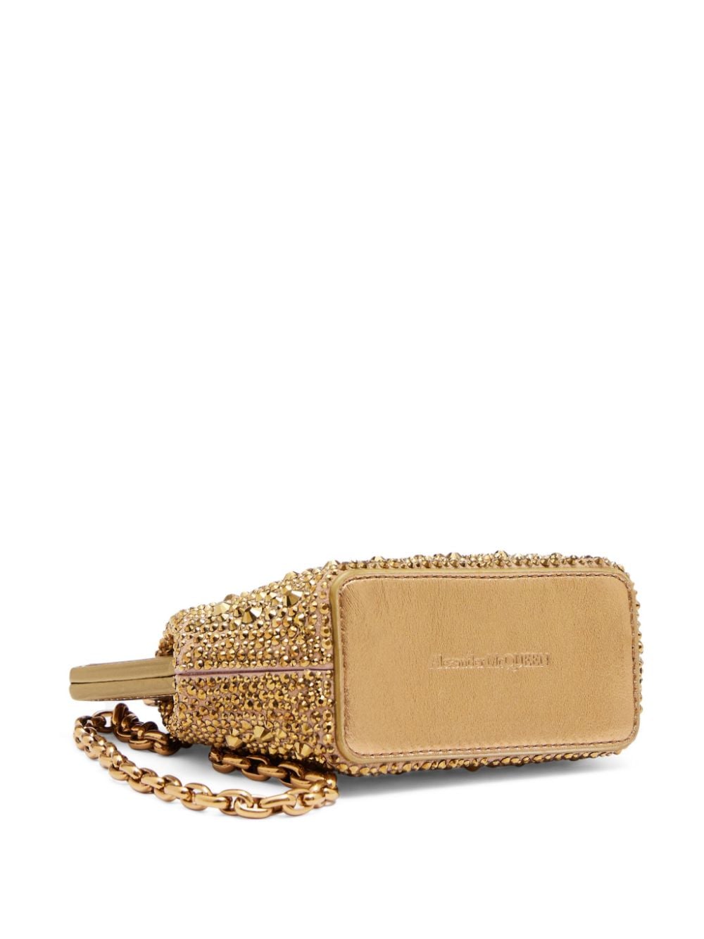 Alexander McQueen Micro Peak embellished mini bag