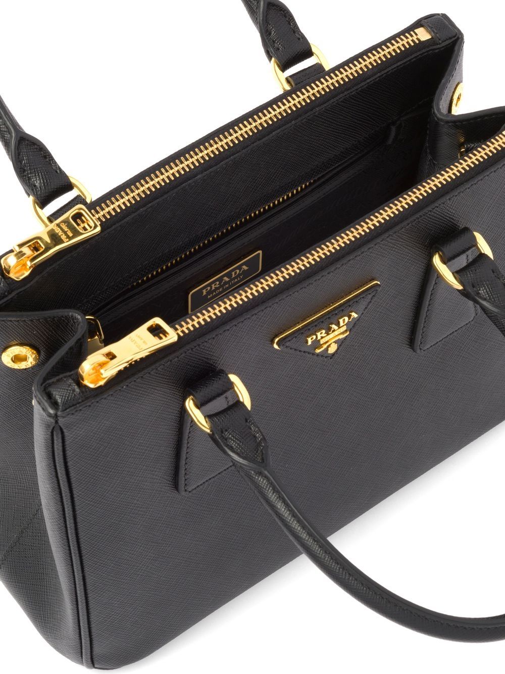 Pra*a small galleria leather tote bag