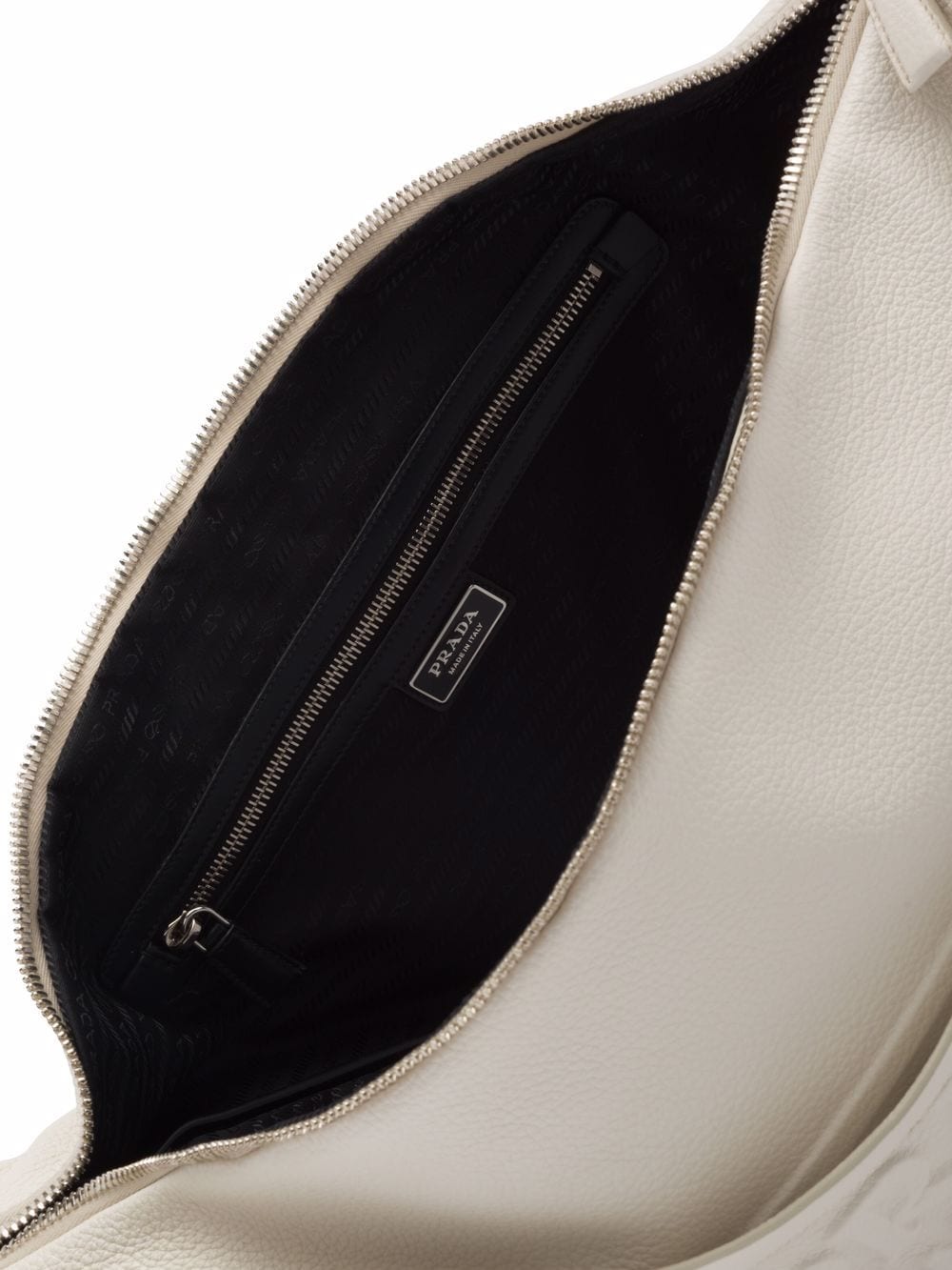 Pra*a triangle saffiano-leather shoulder bag