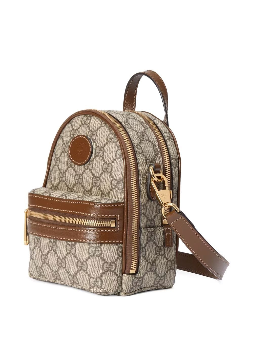 G*u*i interlocking g canvas backpack