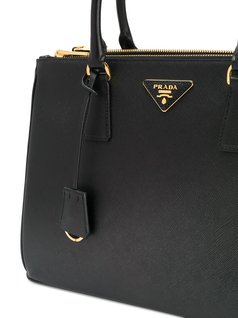 Pra*a large galleria leather tote bag