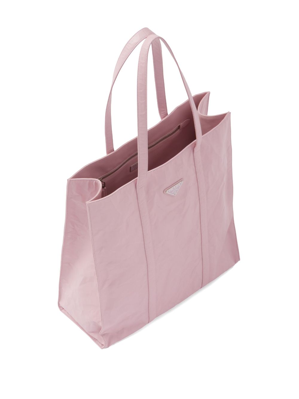 Pra*a medium crinkled tote bag