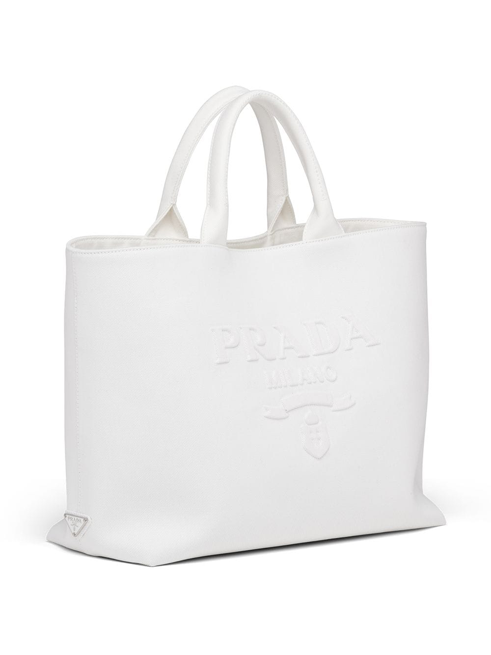 Pra*a embroidered-logo tote bag