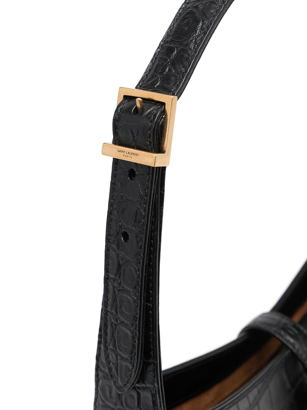 Saint Laurent 5A7 crocodile-effect shoulder bag