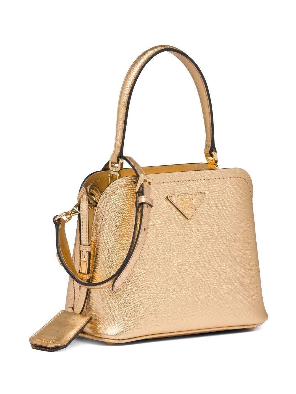 Pra*a logo-detail tote bag