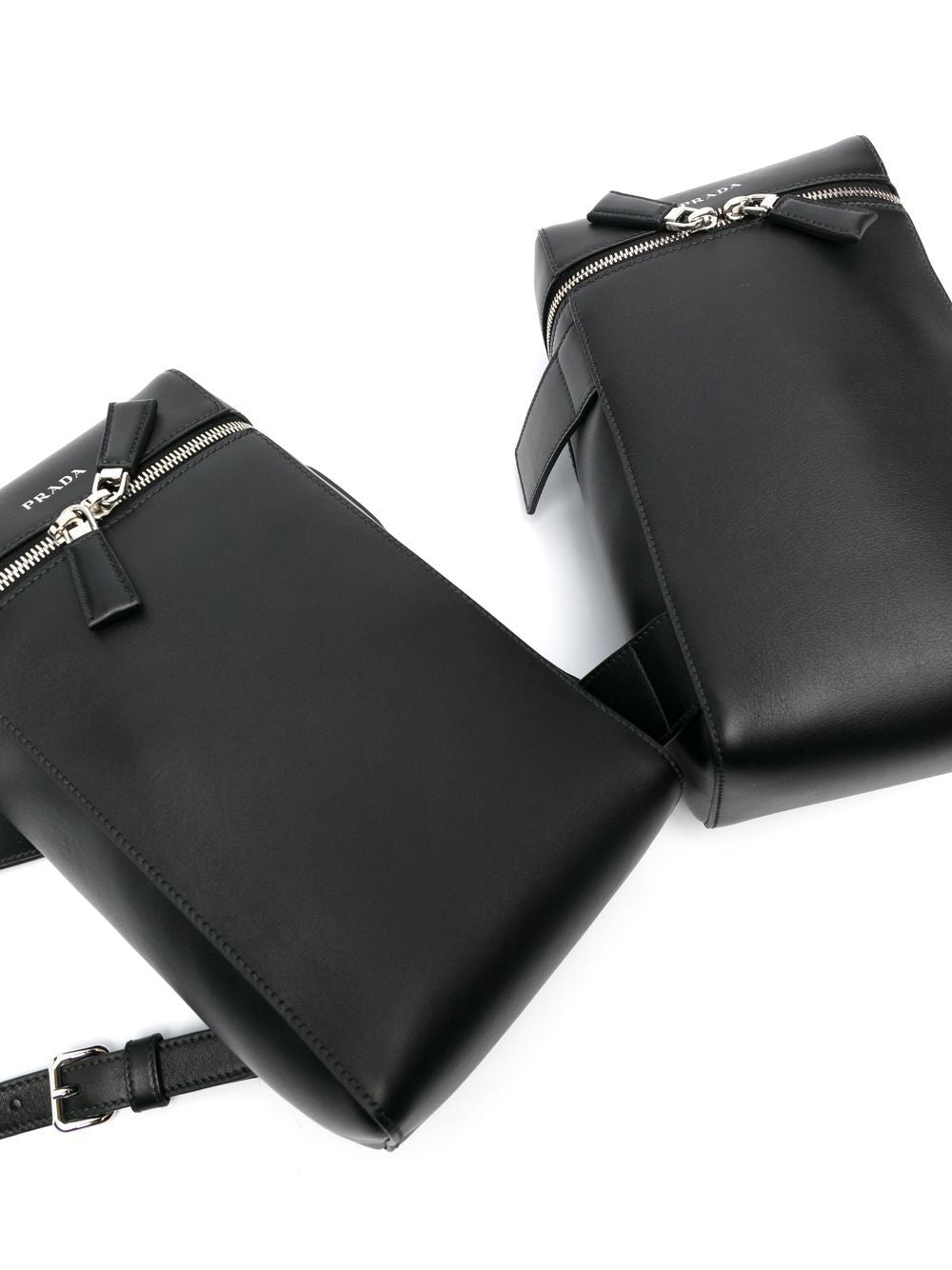 Pra*a double leather backpack