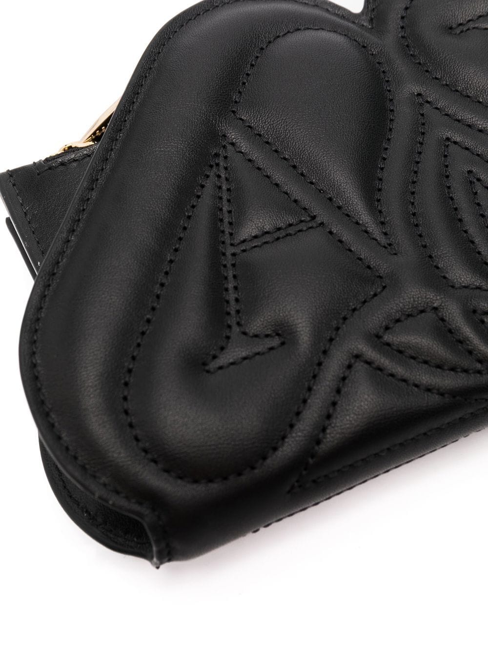 Alexander McQueen embossed logo wallet-on-chain