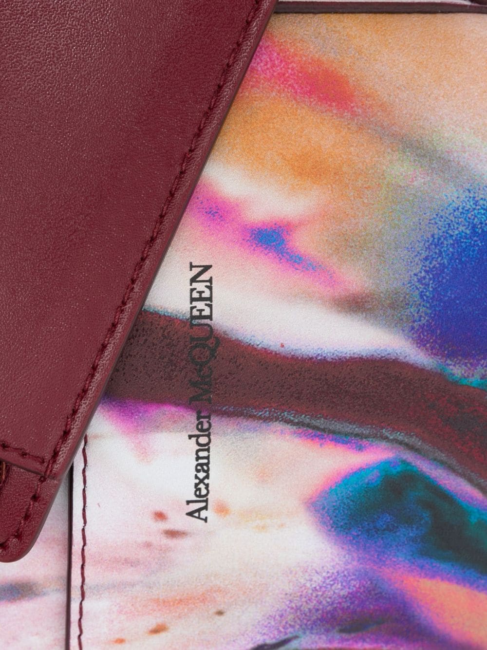 Alexander McQueen Solarised Flower-print shoulder bag