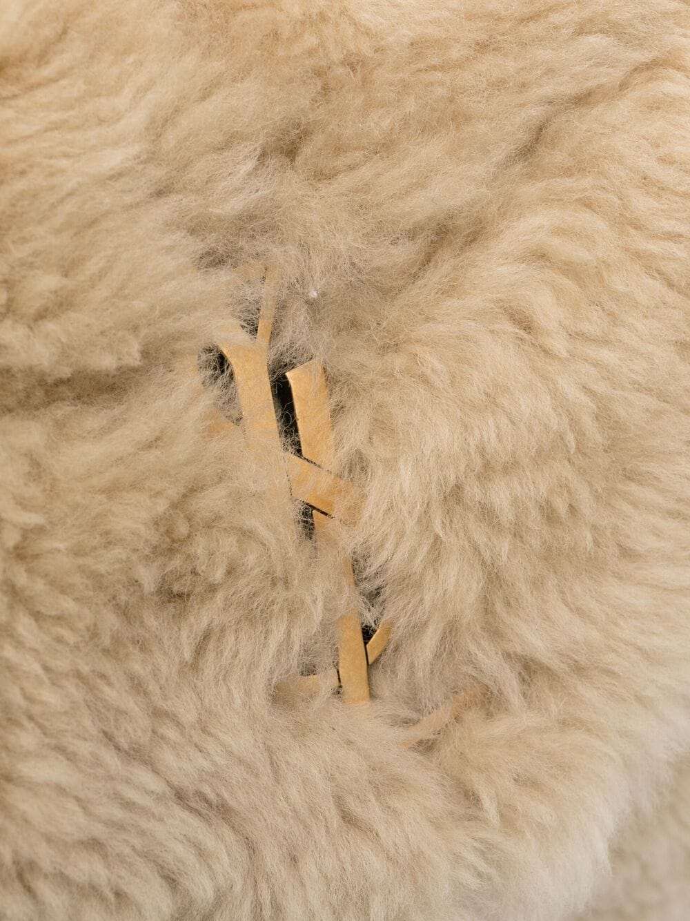 Saint Laurent small Loulou Puffer shearling shoulder bag