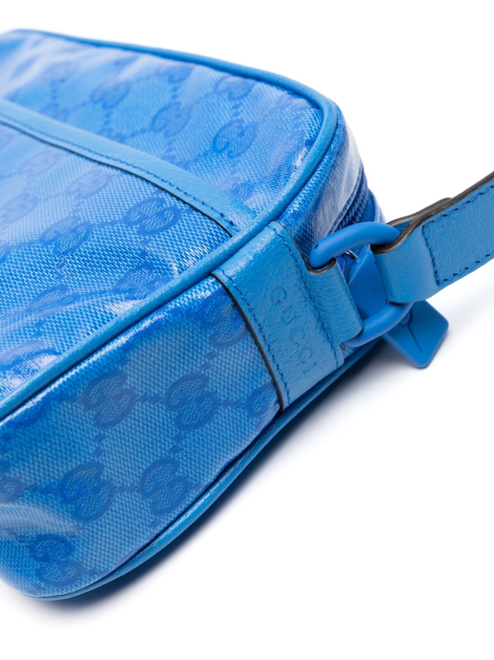 G*u*i interlocking g-logo leather shoulder bag